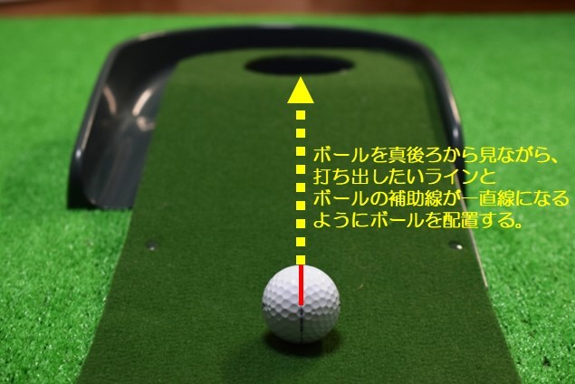 ボールの補助線を活用してパットの正確性を高めよう ゴルフを簡単に