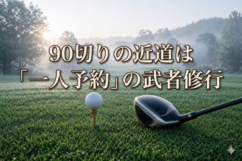 90切りの近道は「一人予約」の武者修行